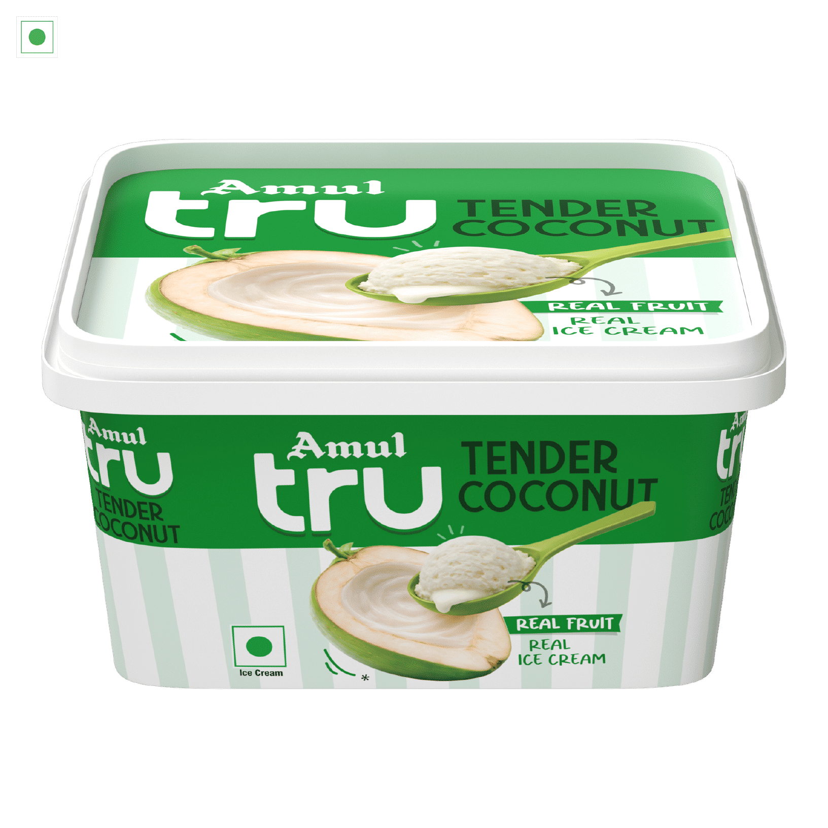 Amul Tru Tender Coconut Ice Cream Tub 1 Ltr - Image 2